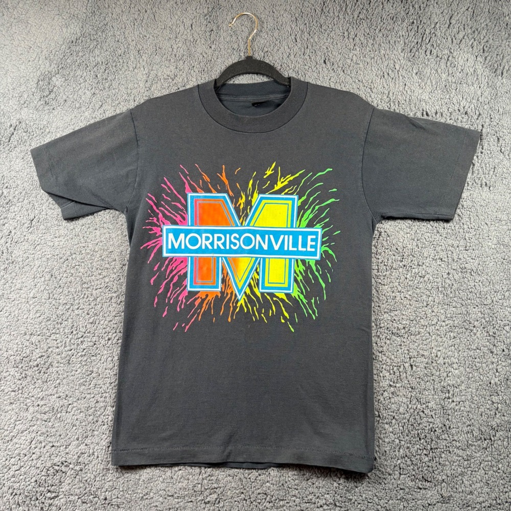 Vintage 80s Morrisonville MTV T Shirt Single Stitch Screen Stars Best USA Size M